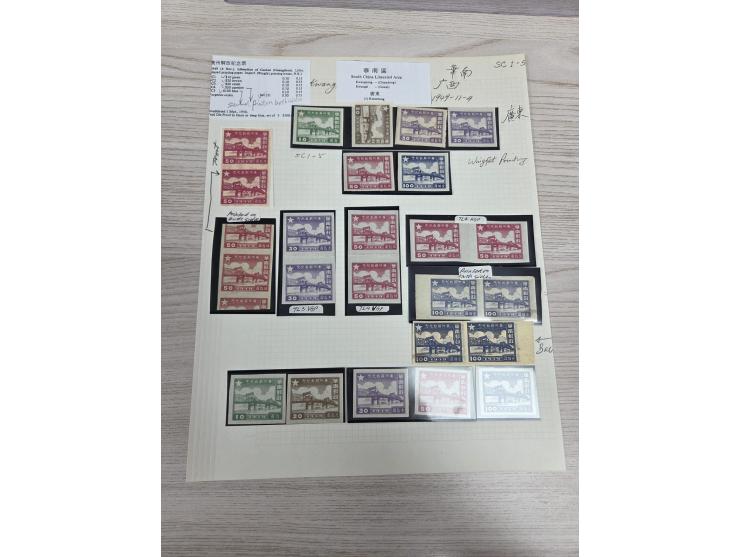 plus some Liberation of Canton Issues, including varieties. VF-F.
